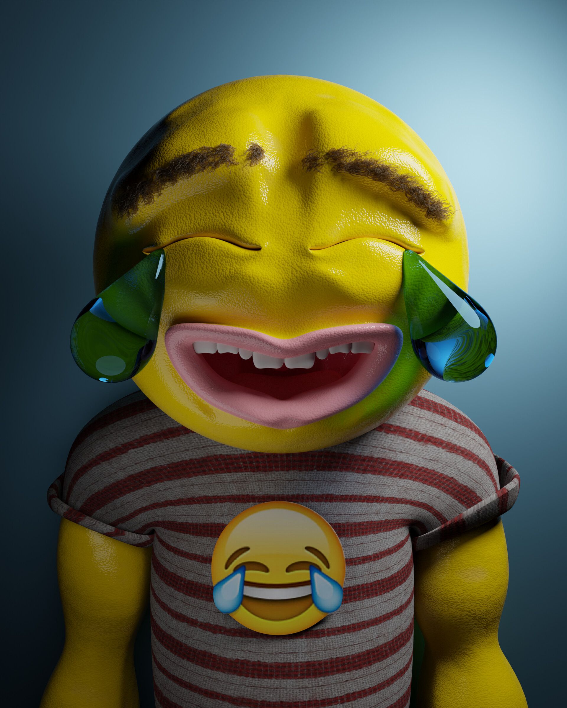 Small entertainment - Realistic Laughing crying Emoji
