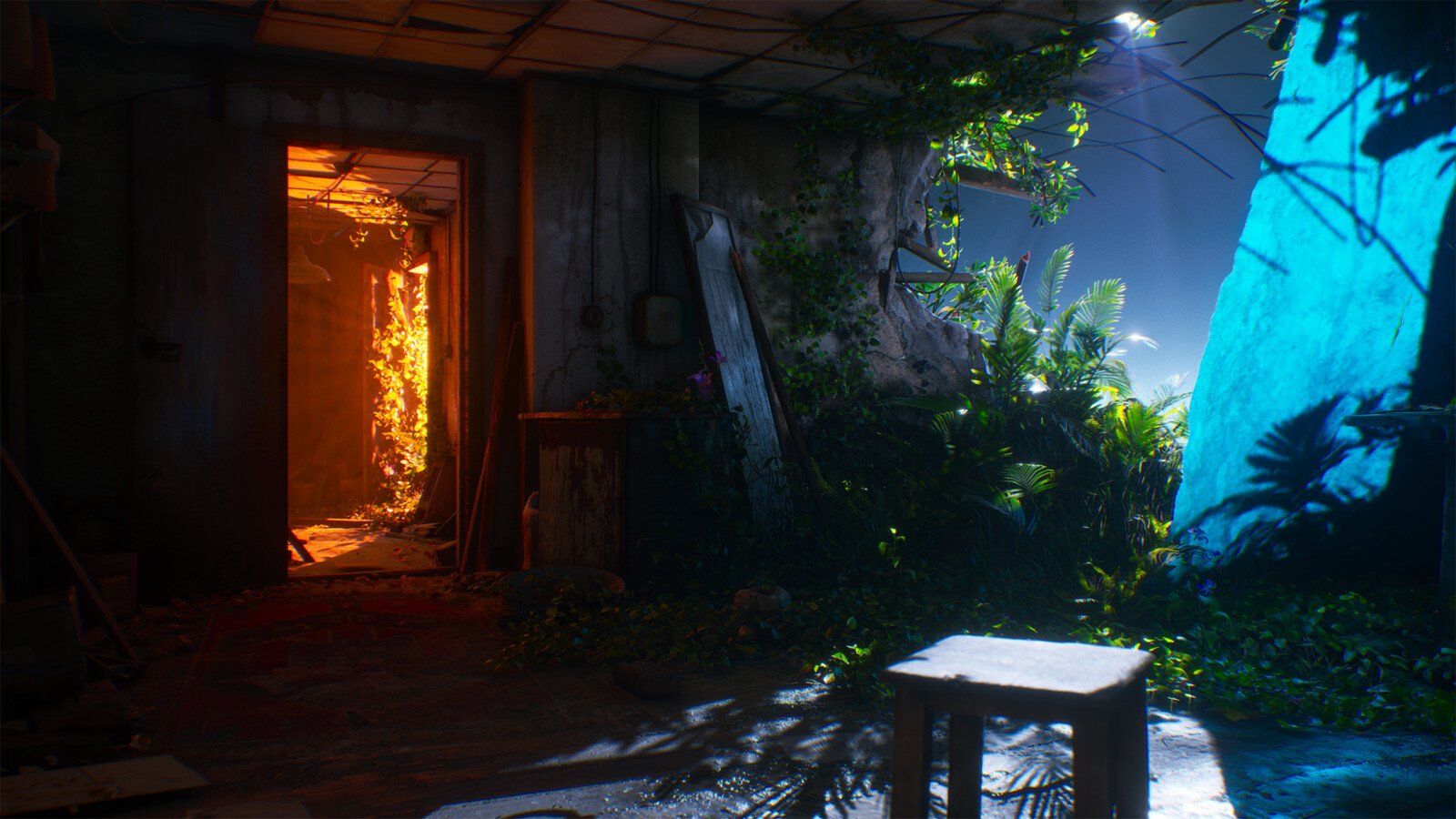 UE4 Megascans Abandoned Apartment Re-light