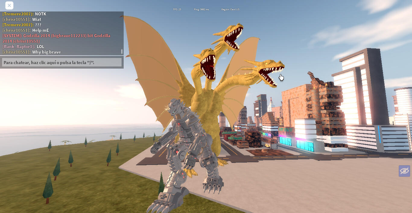 Artstation godzilla attack roblox