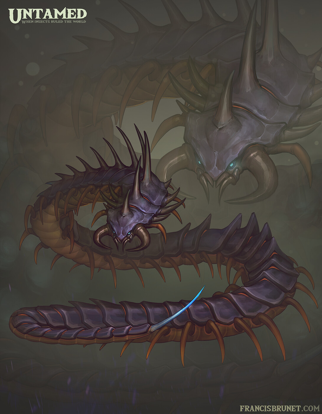 Immortal 
This giant centipede is, as his name suggests, immortal. He can regenerate body parts forever, as long as his brain remains intact. Stubborn and brutal, they only obey to power.