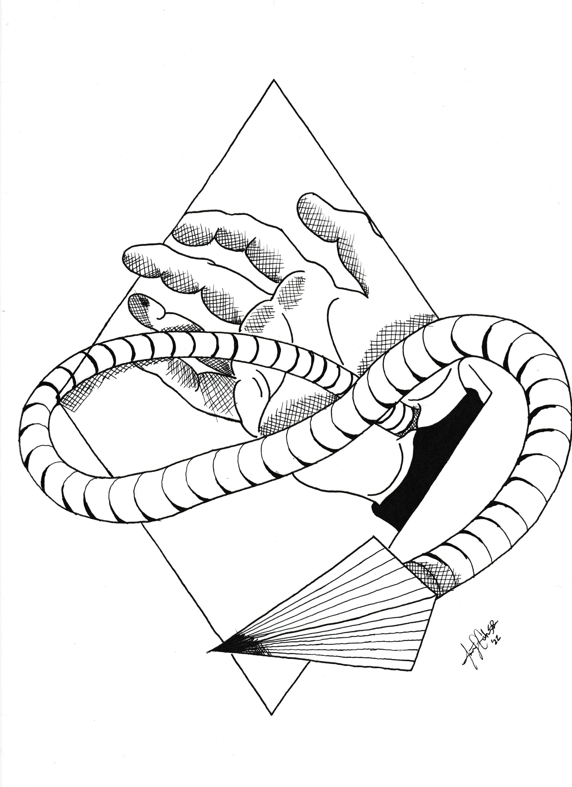 ArtStation My Ink and Graphite Drawings