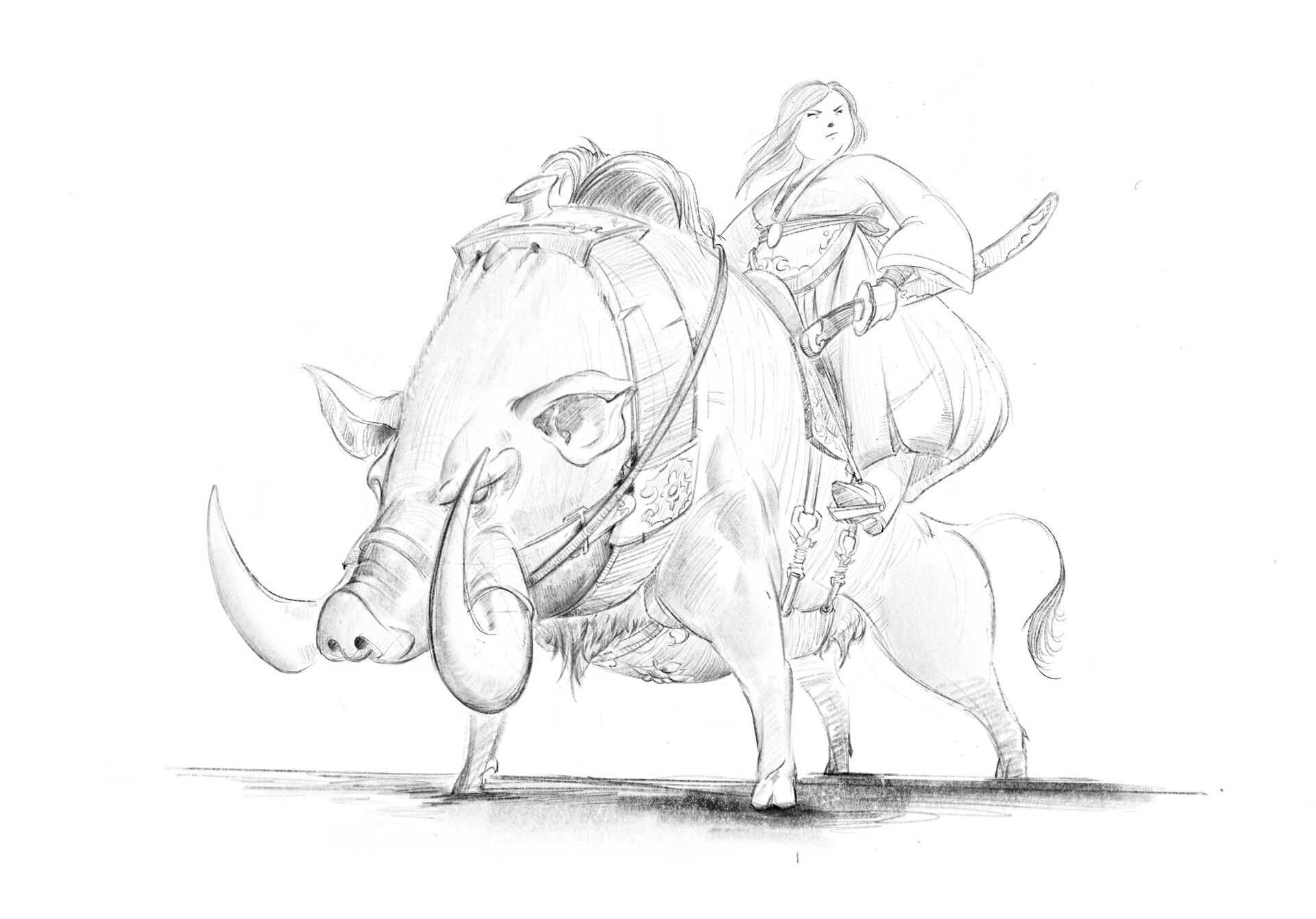 ArtStation hog rider