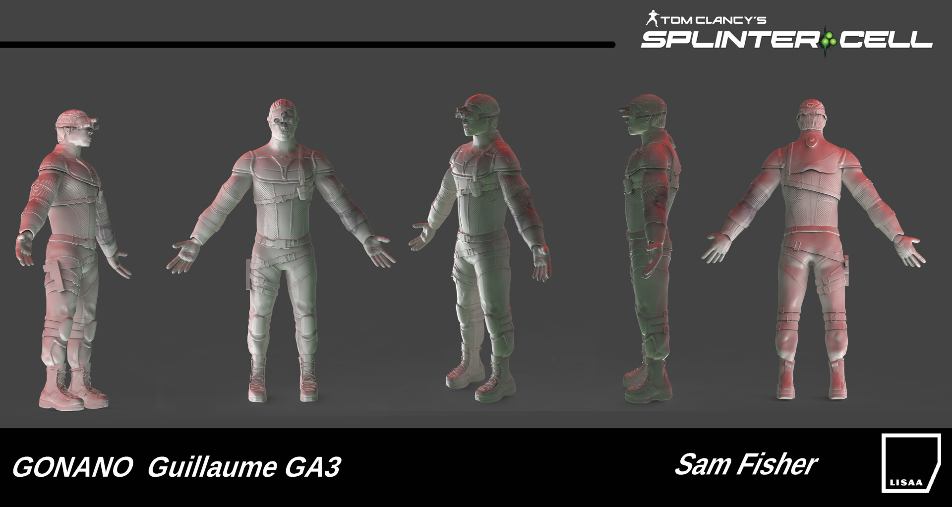 ArtStation - Sam Fisher splinter cell (unofficial)