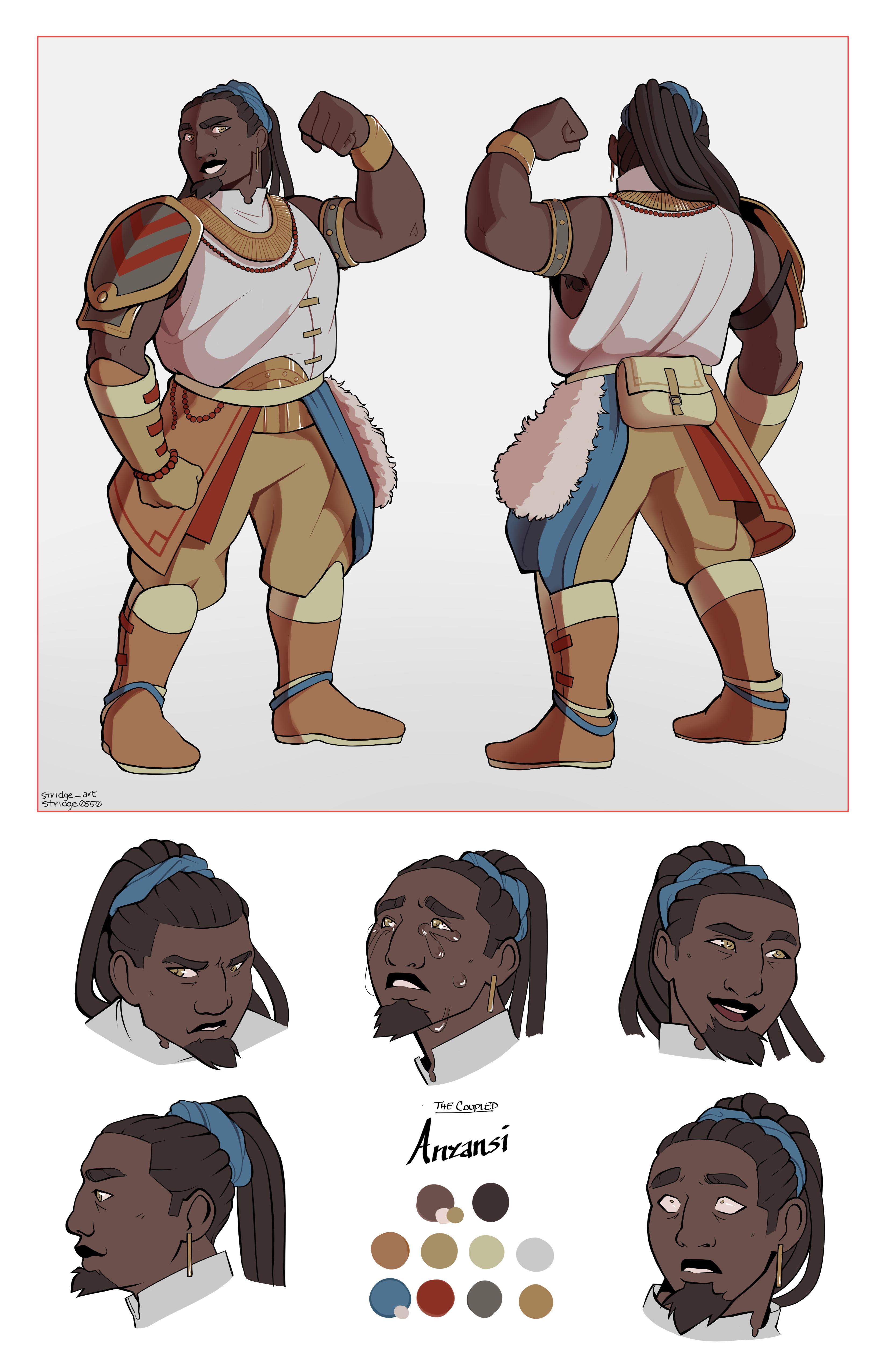 Anzansi, the Secondary Protagonist - serves as a father figure for Dorje