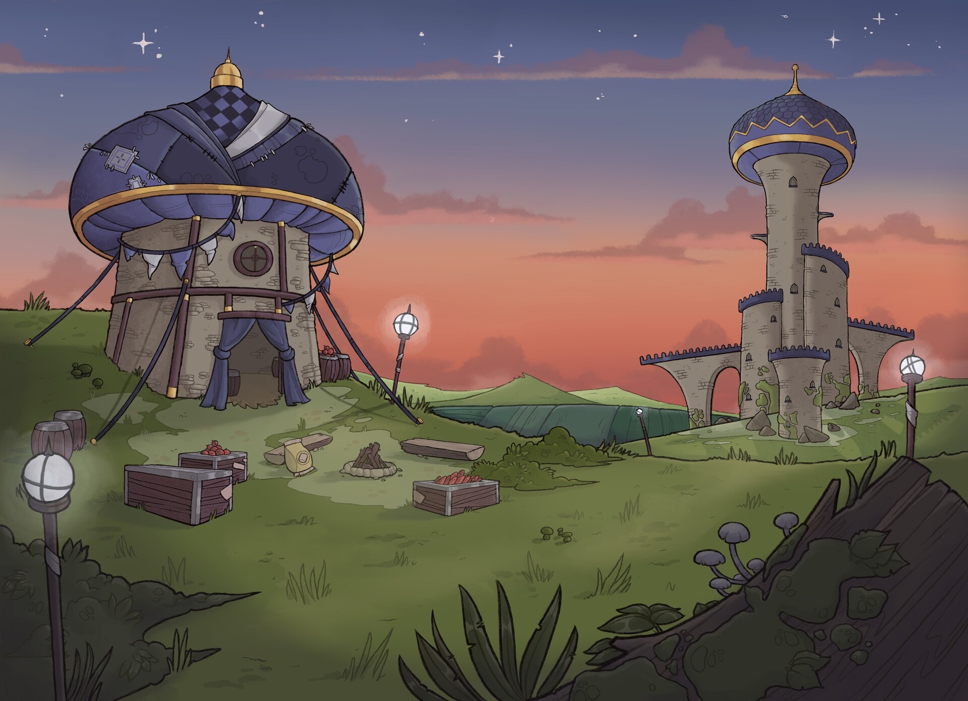 ArtStation The Mushroom Kingdom