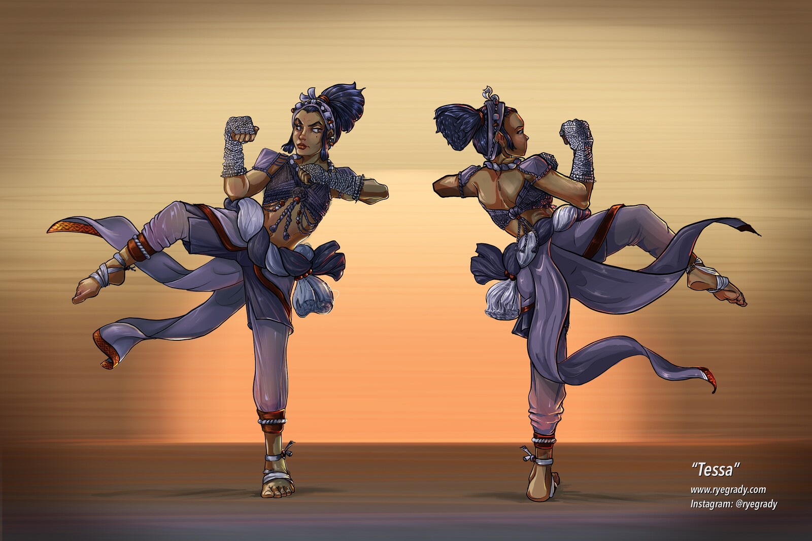 Tessa the Muay Boran Fighter