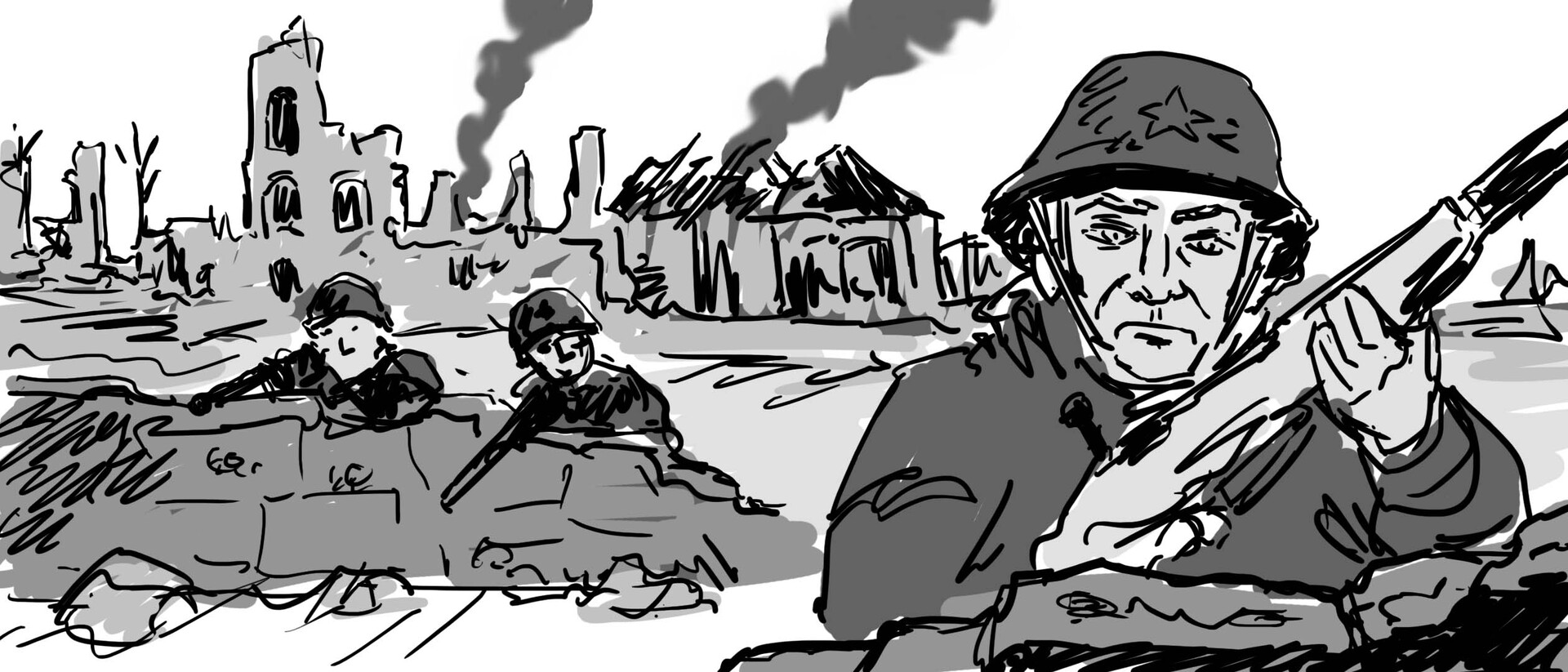 Gilbert Leiker Armchair Historian Stalingrad Storyboards