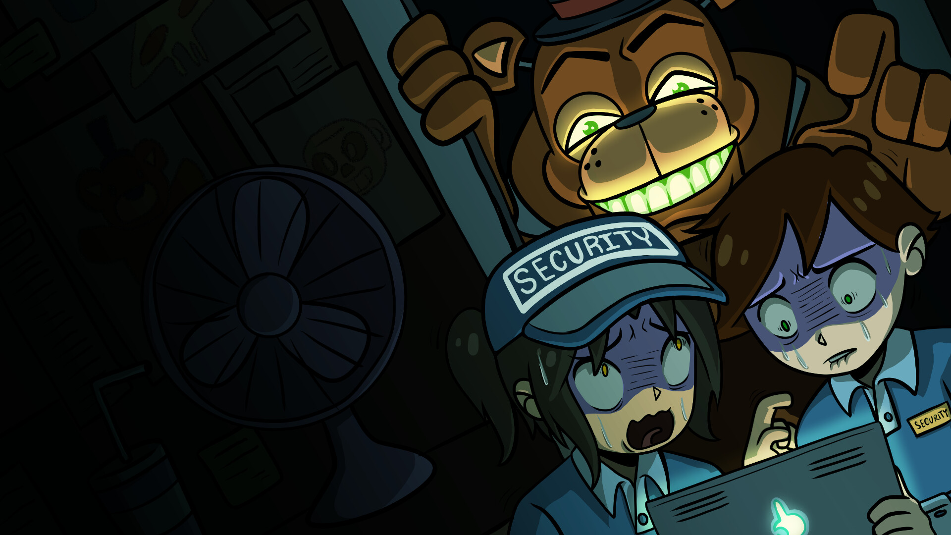 ArtStation - Five nights at Freddy's fanfiction cover