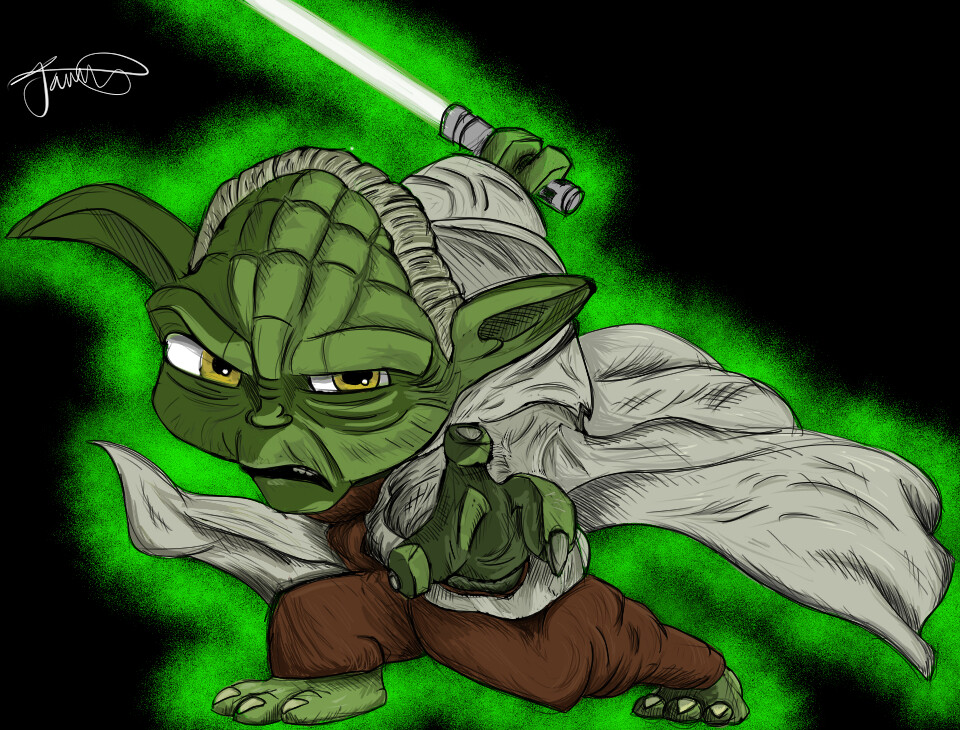 ArtStation - Master Yoda - High Jedi Council