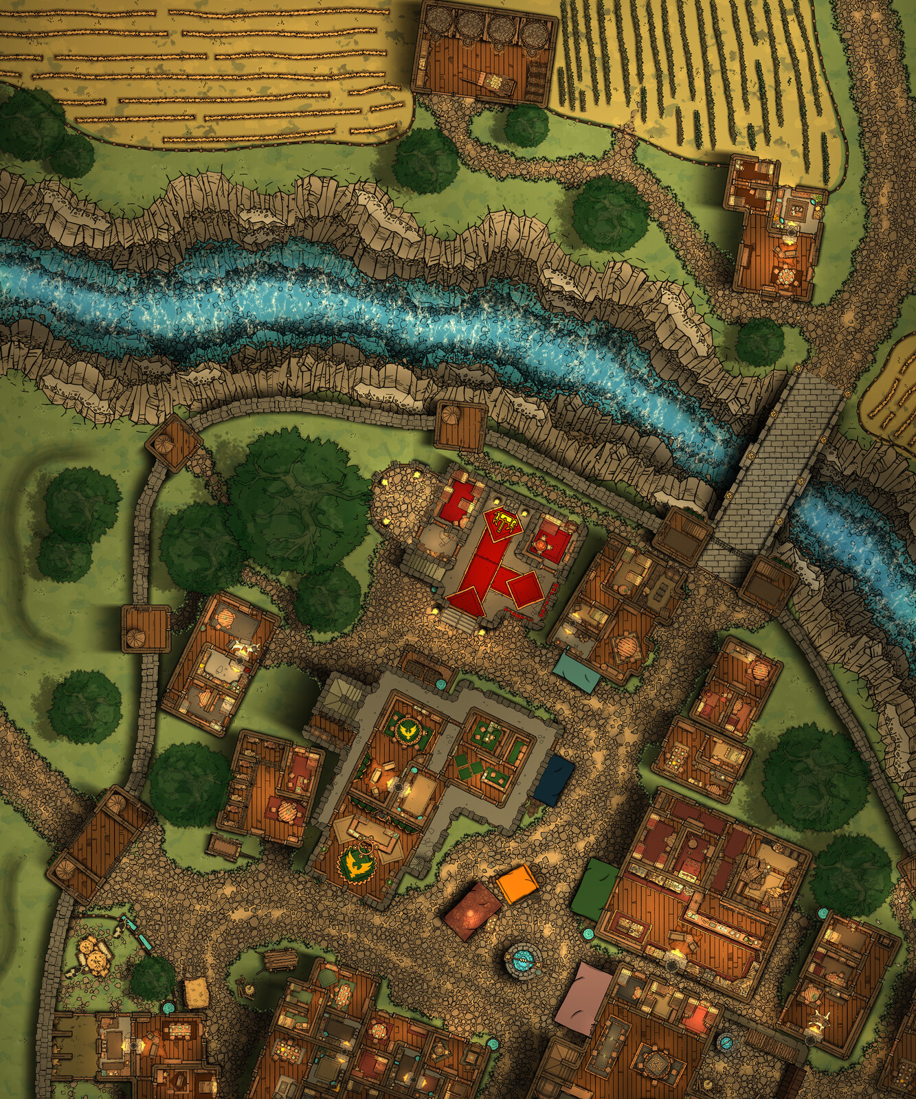 Merchant Outpost | North [80 x 96]