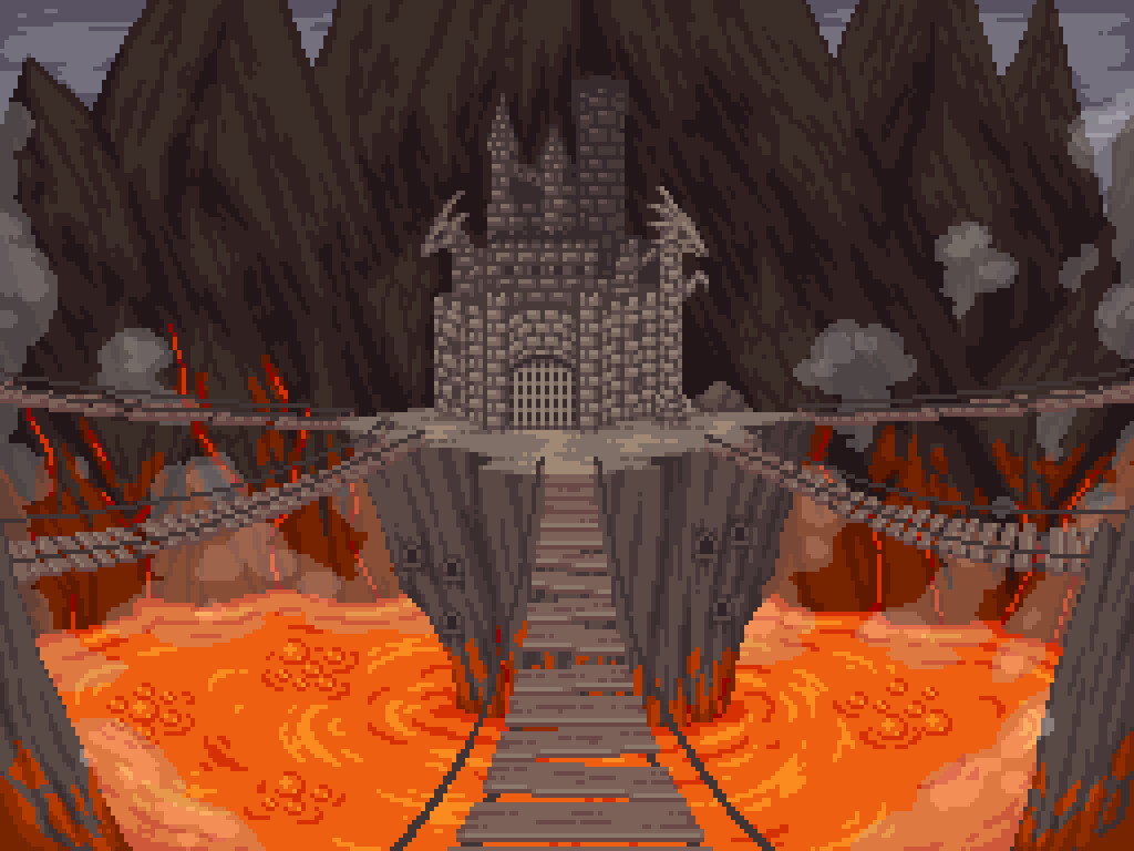 Original Size: 256x192 - Floors 7 and 8 of the Dungeon.