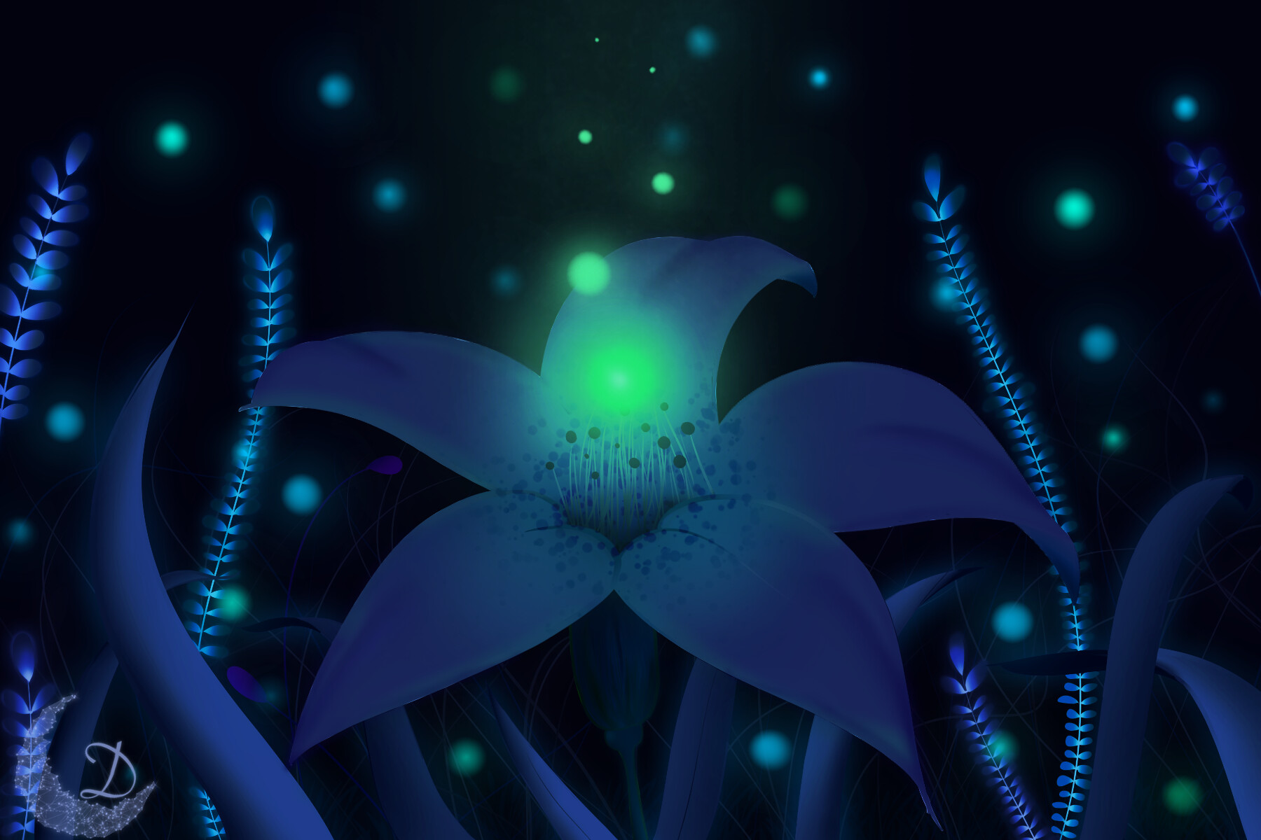 ArtStation Mystical Flower Concept