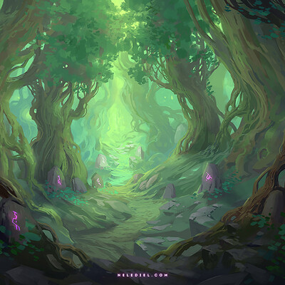 Nele diel magical forest path