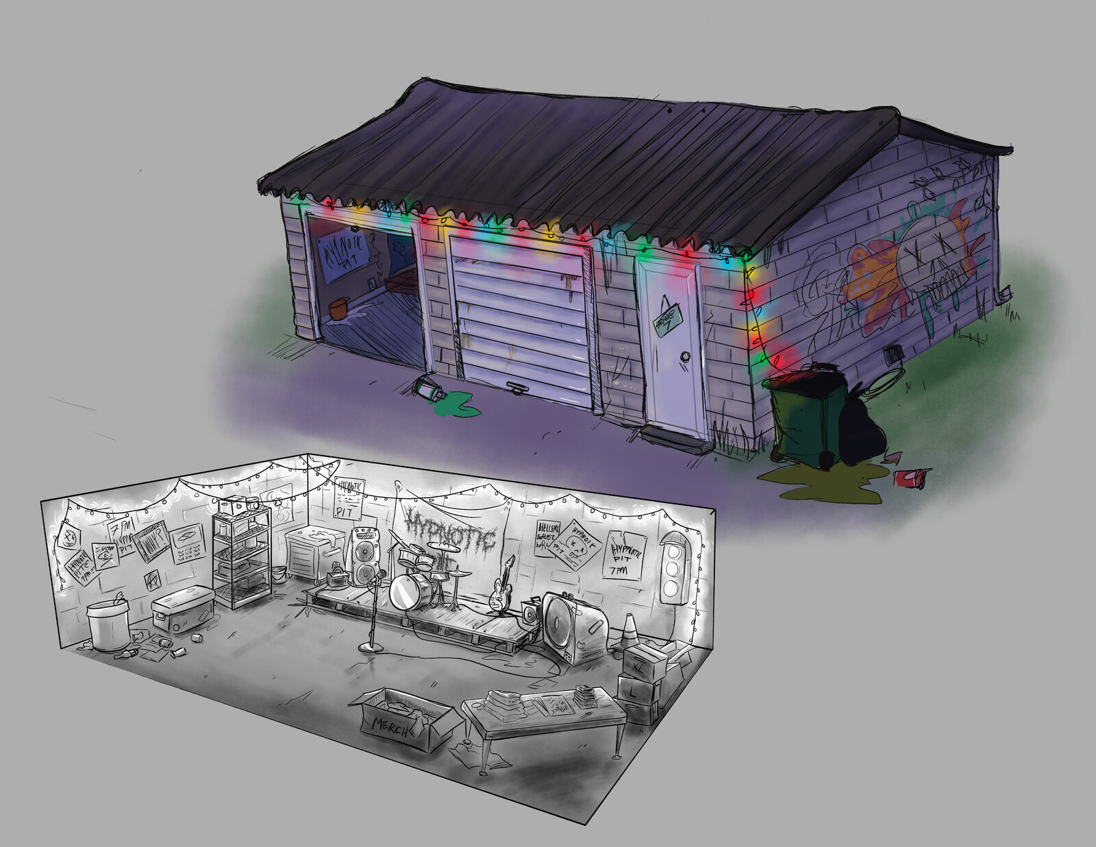 Props and Assets - Hypnotic Pit