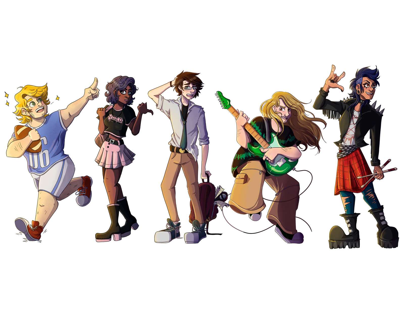 Character Lineup - Hypnotic Pit