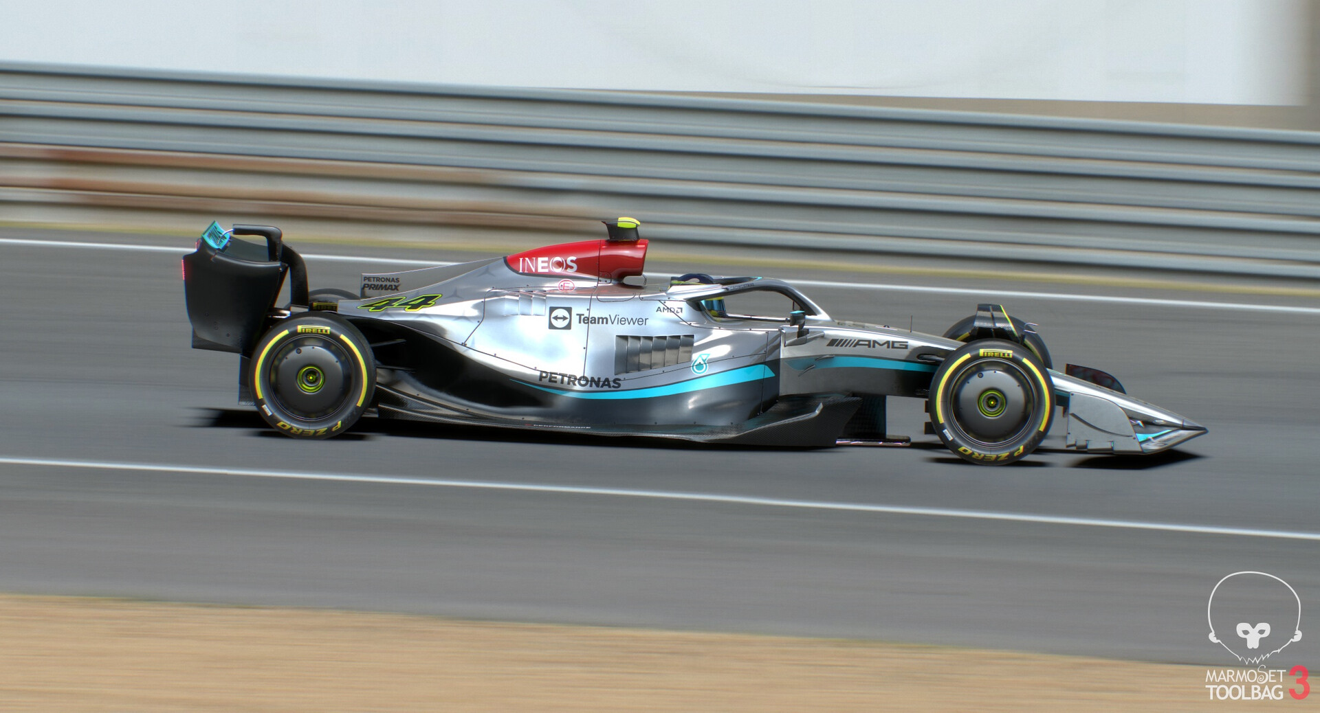 ArtStation - Formula 1 Season 2020 F1 Race Car 3D model
