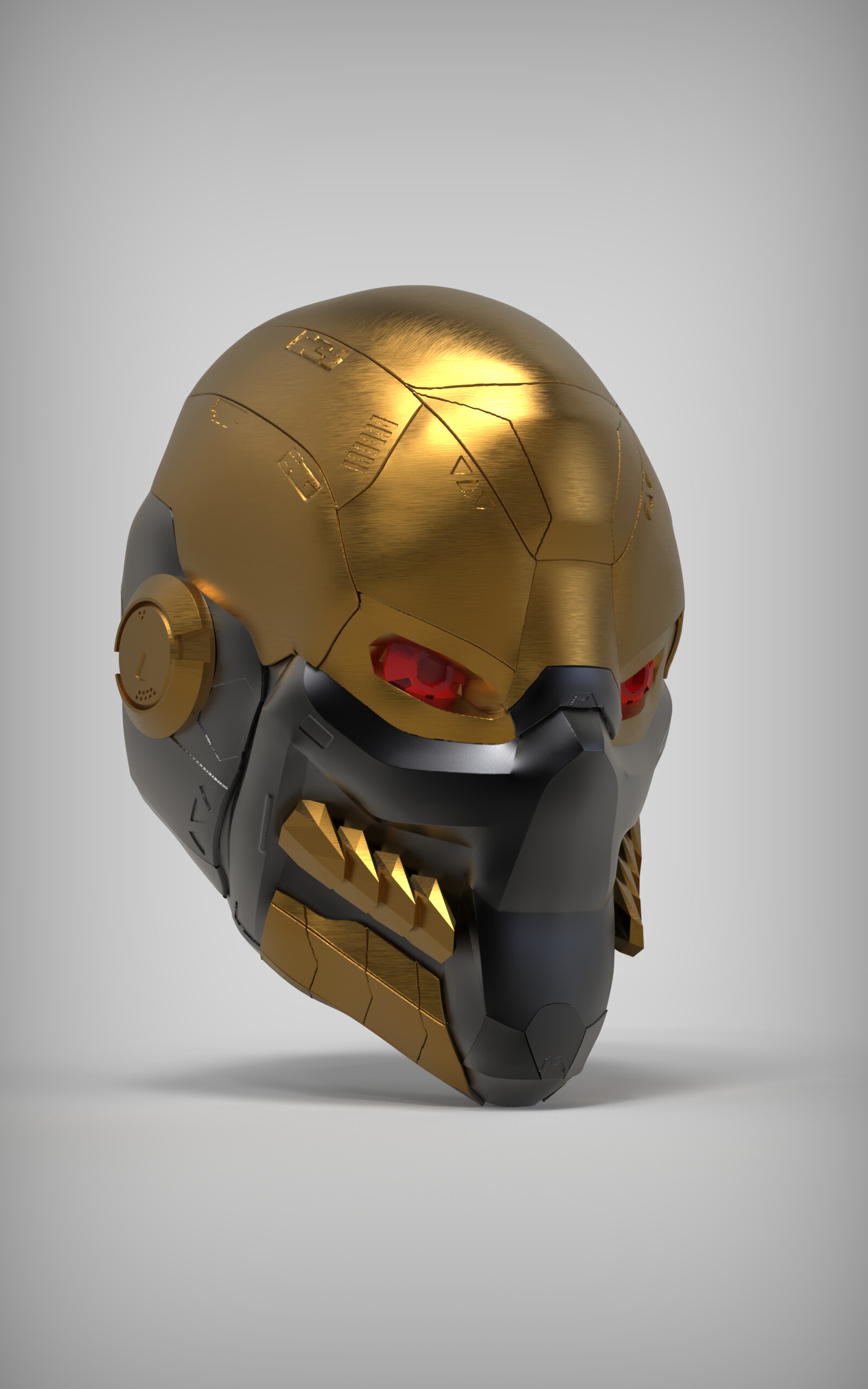 ArtStation - Mecha helmet concept