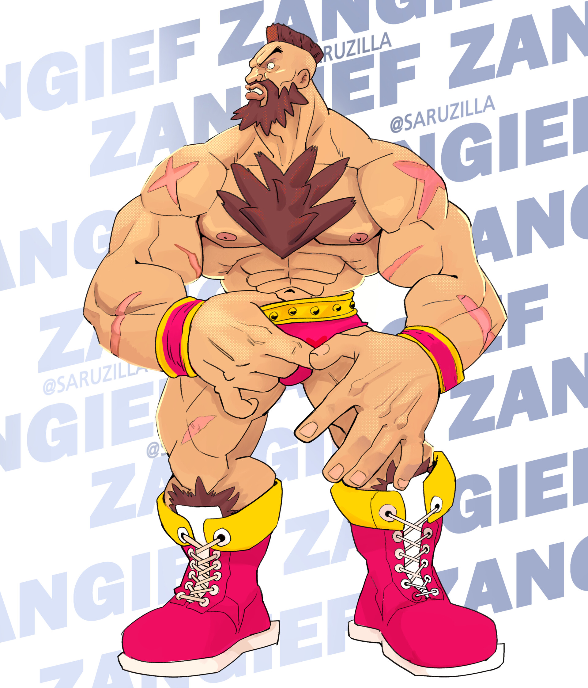 Zangief fanart  Street Fighter 2 (made by me) : r/gaming