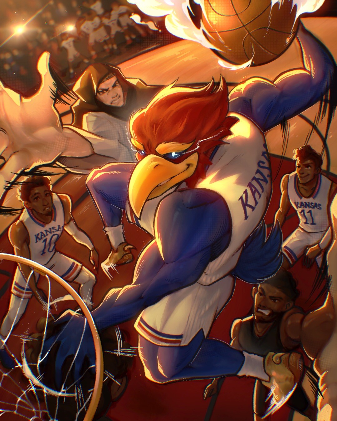 ArtStation Kansas Jayhawks