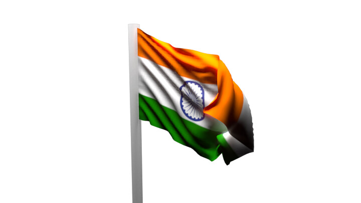 Quốc kỳ Ấn Độ: \