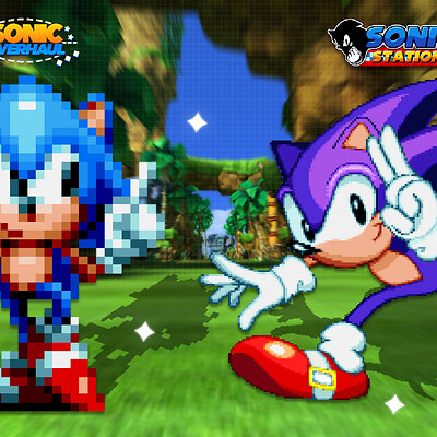 Modgen Fleetway Super Sonic VS Sonic ~ Sonic 3 A.I.R. mods ~ Gameplay 