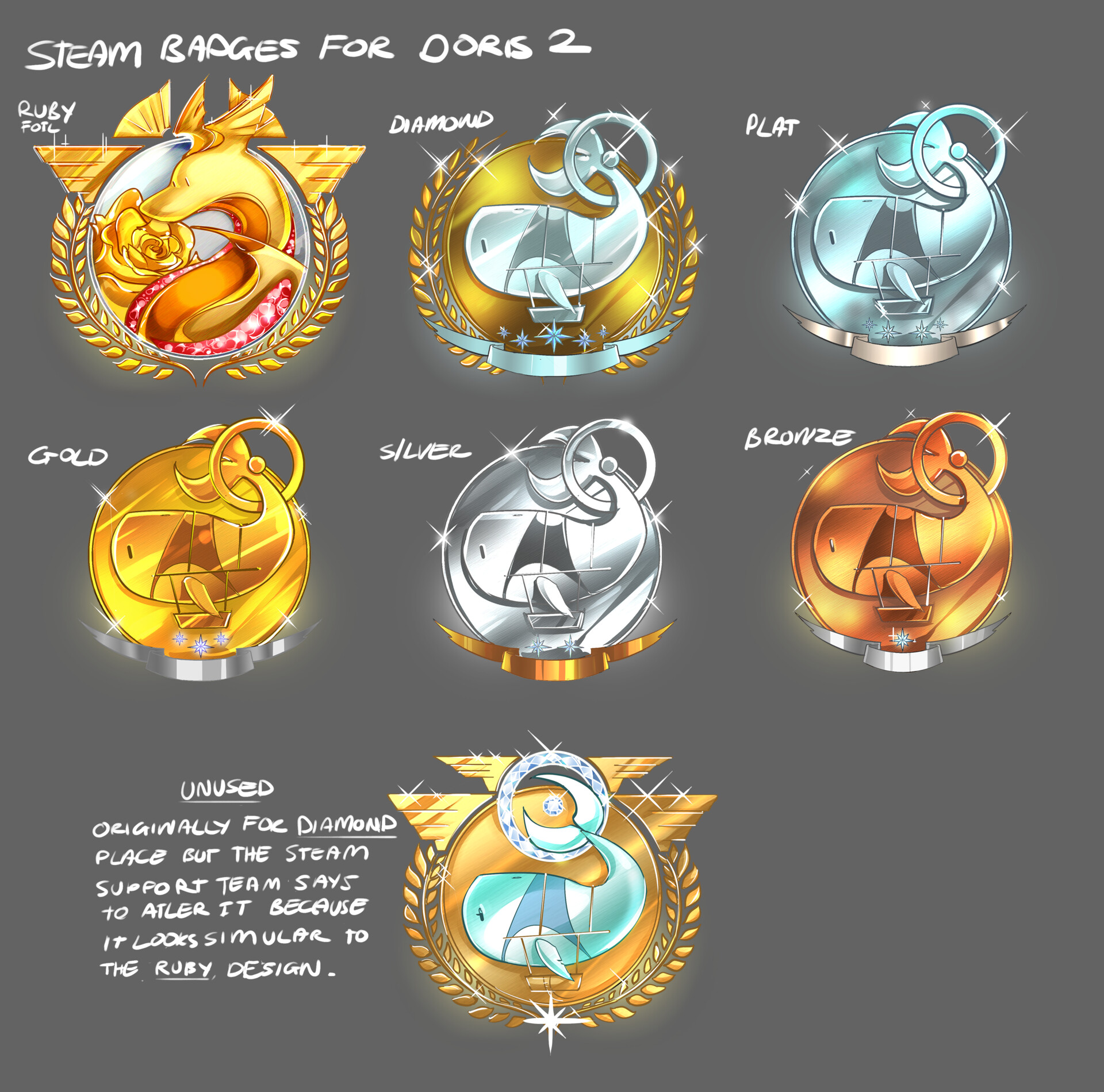 Steam Game Badges (New and Old) [1 - 100 Games] by MikePlays950 on  DeviantArt