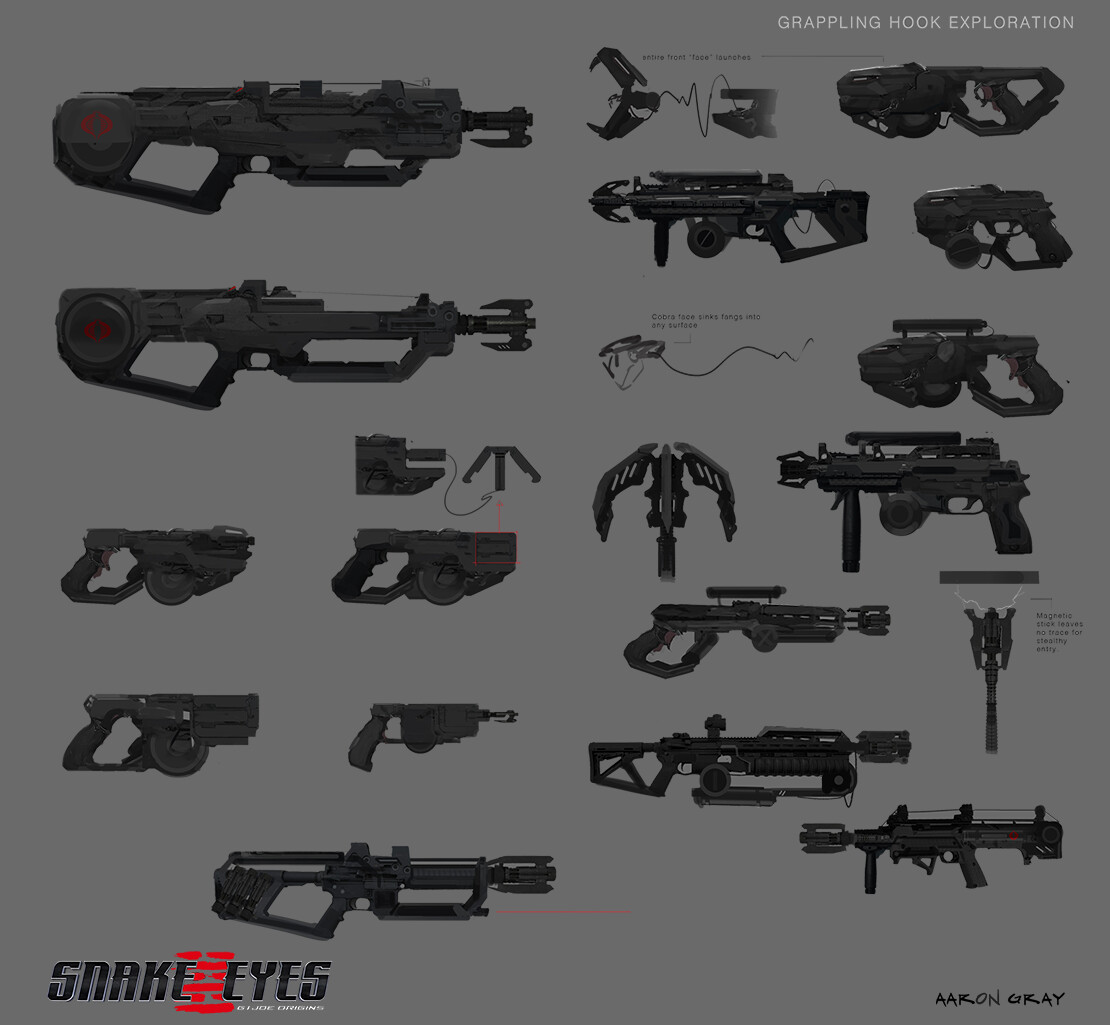 Aaron Gray - Snake Eyes: G.I. Joe Origins - Grappling Gun Exploration