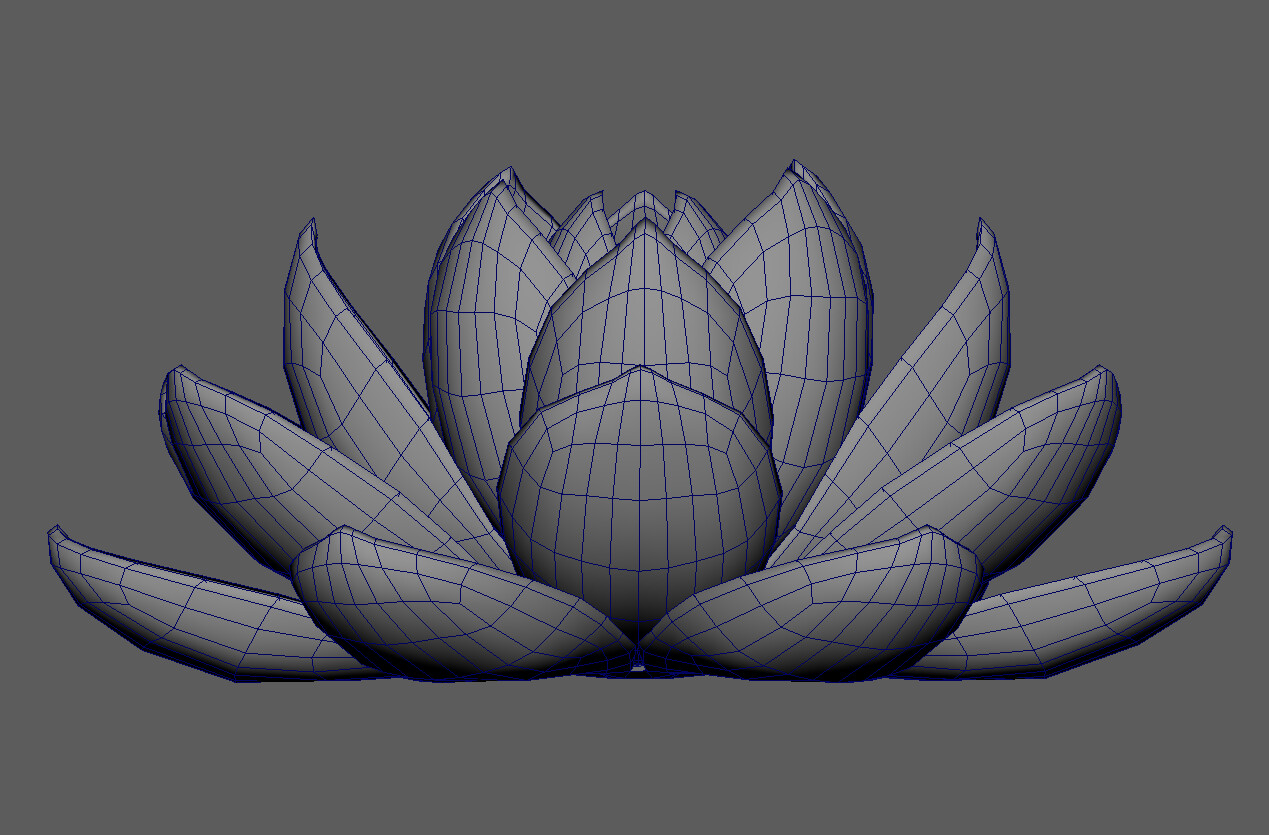 Stefana-Lorena Coroiu - Lotus Flower Pond 3D Project