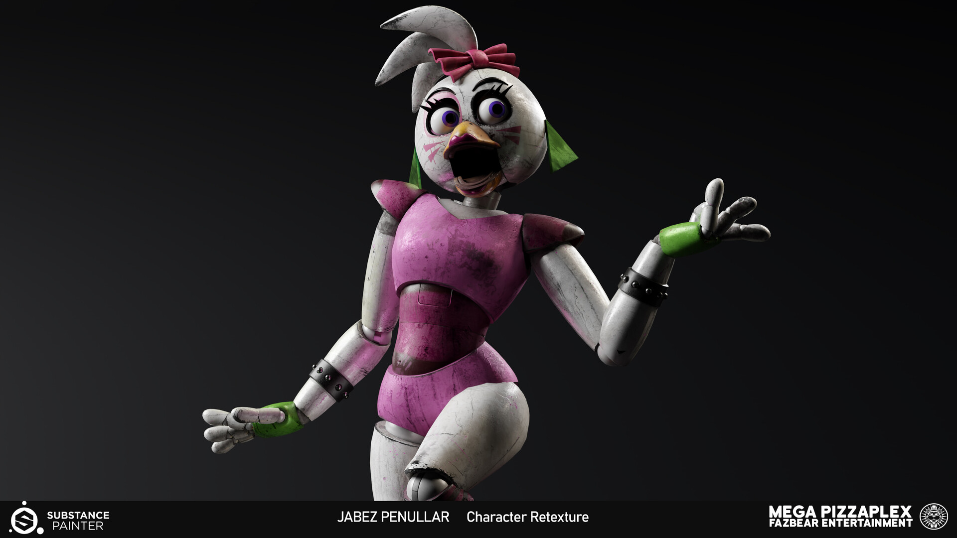 FNAF Security Breach Characters - A 3D model collection by
