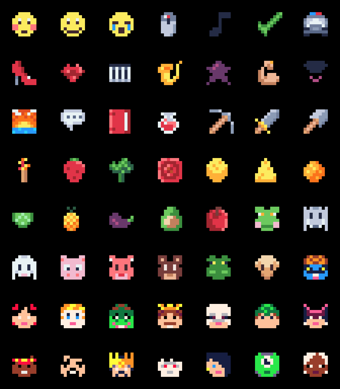 ArtStation - Pixel Assets - Icons and Objects