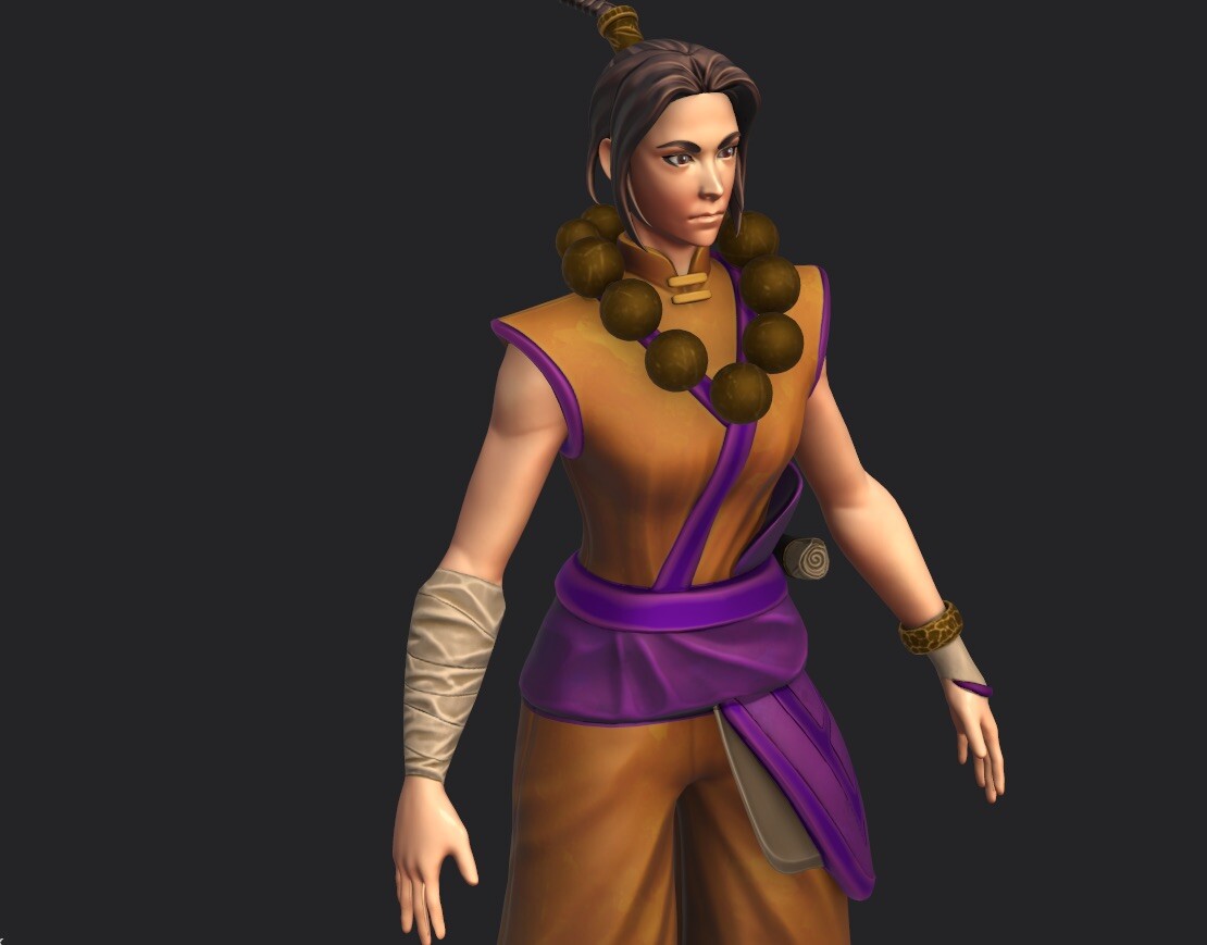 High resolution version of Jenna for cinematic 