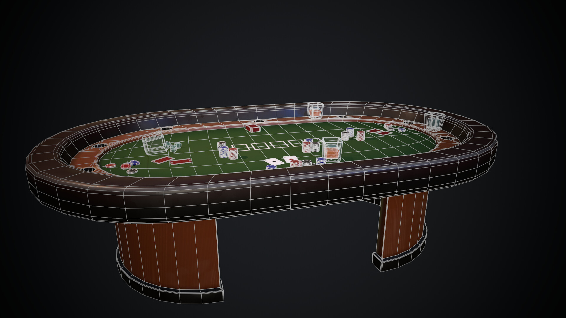 Lego poker online table