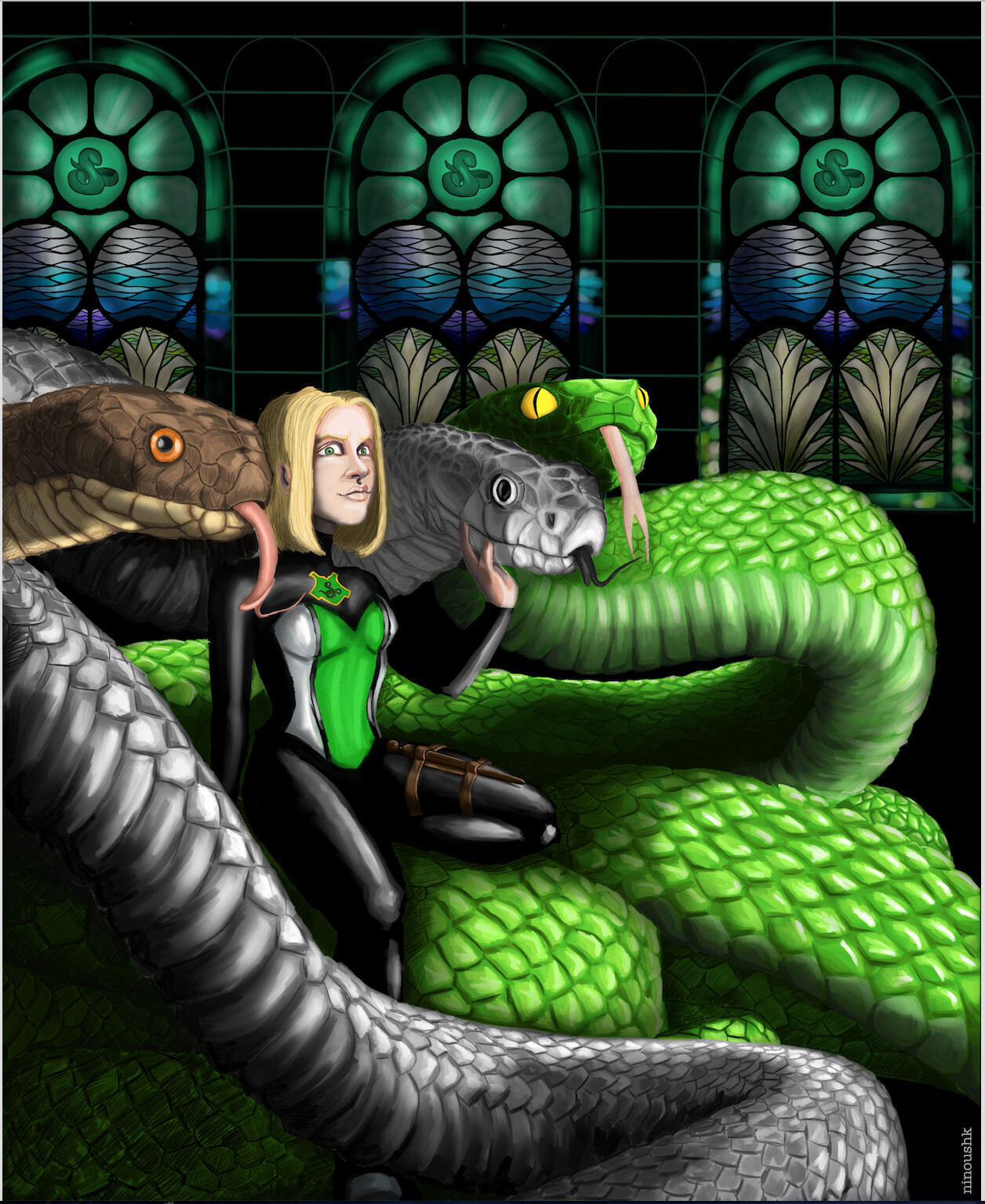 ArtStation Slytherin Serpentard