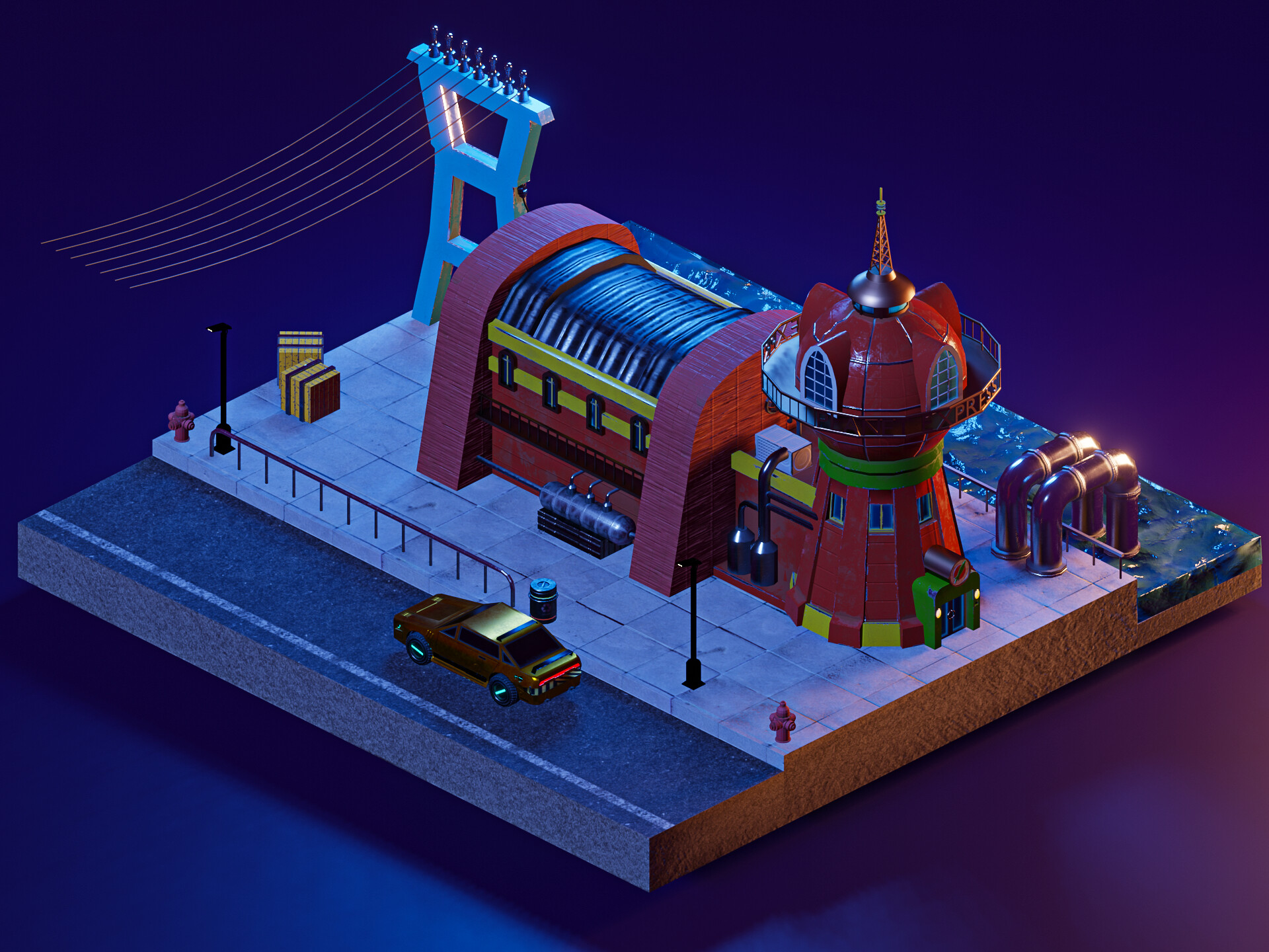 ArtStation Express Futurama