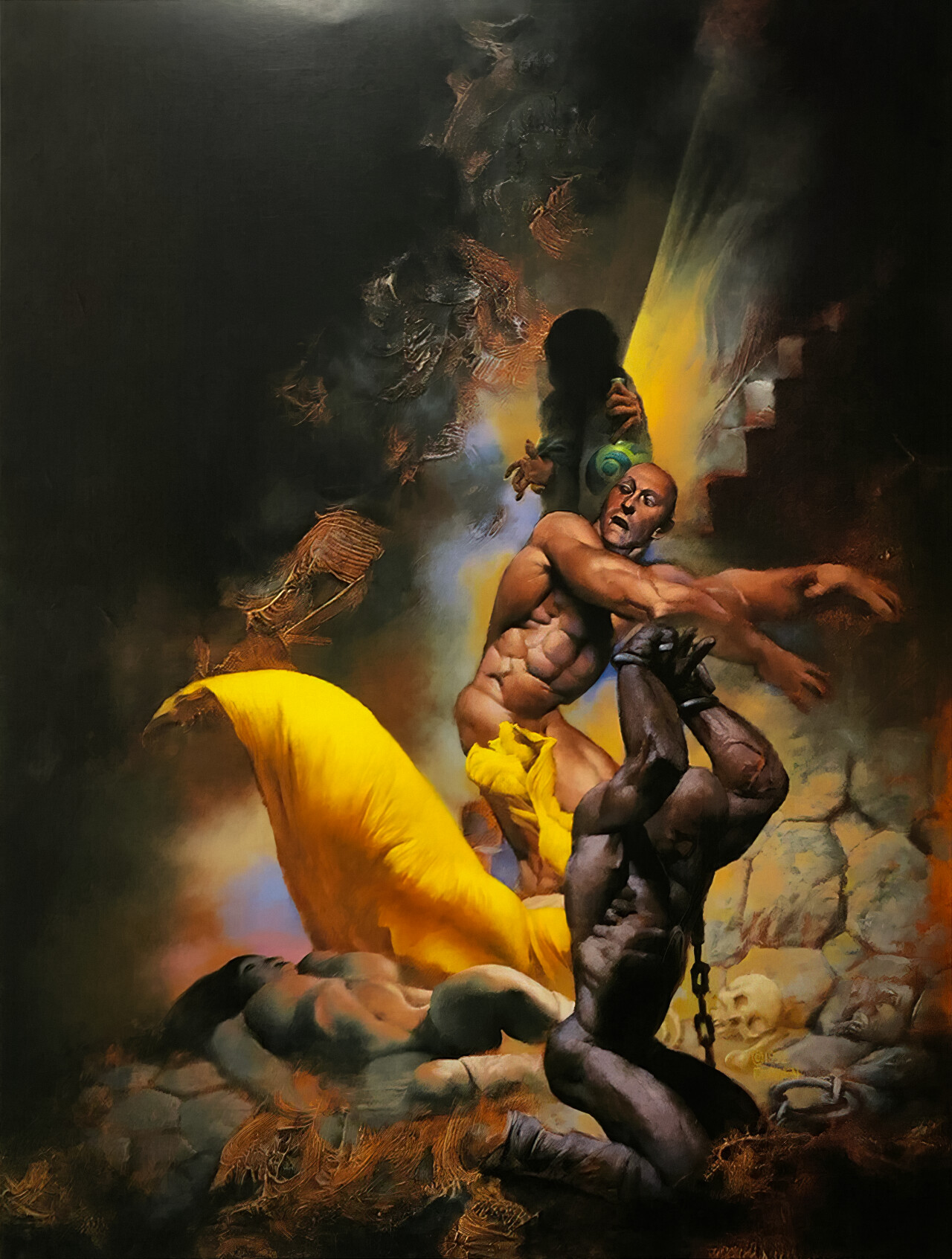 Richard Corben Museum 1992 Yellow Mantle