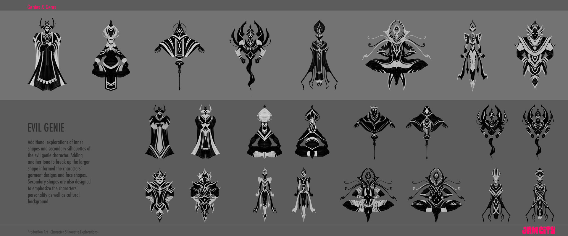 ArtStation JAM CITY Genies & Gems Character Designs
