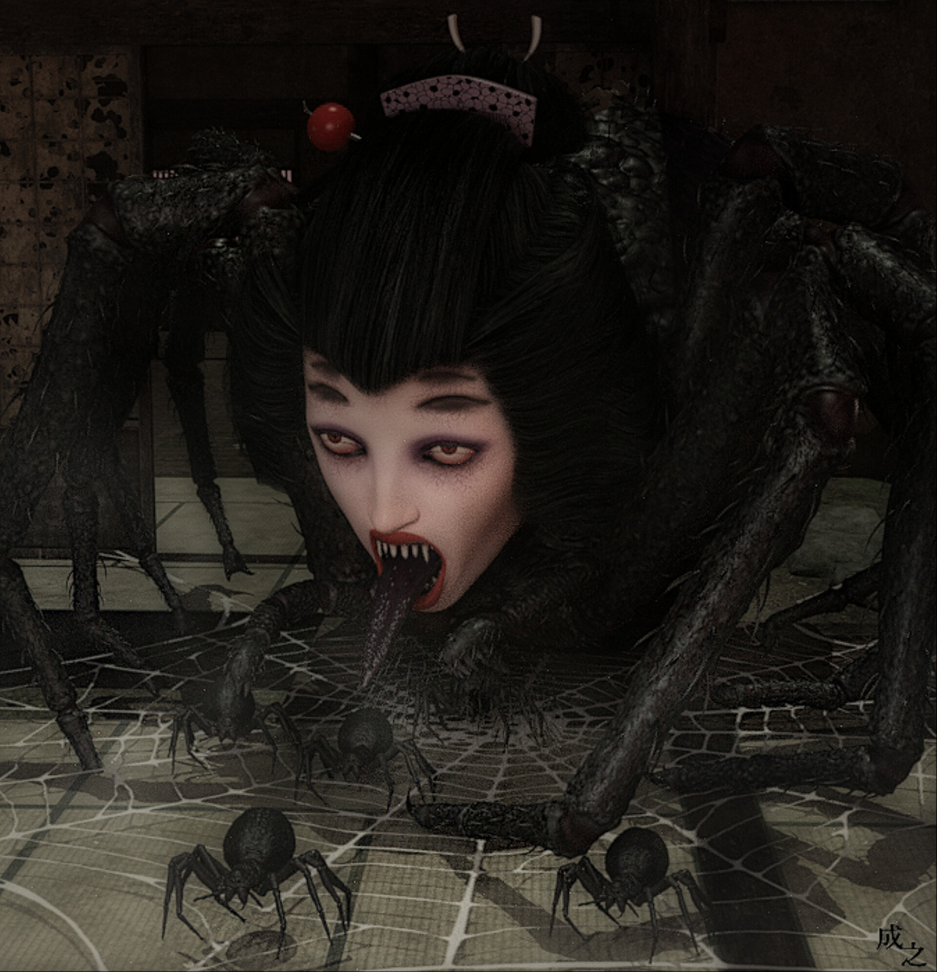 ArtStation JOROGUMO 2 (JAPANESE SPIDER YOKAI)