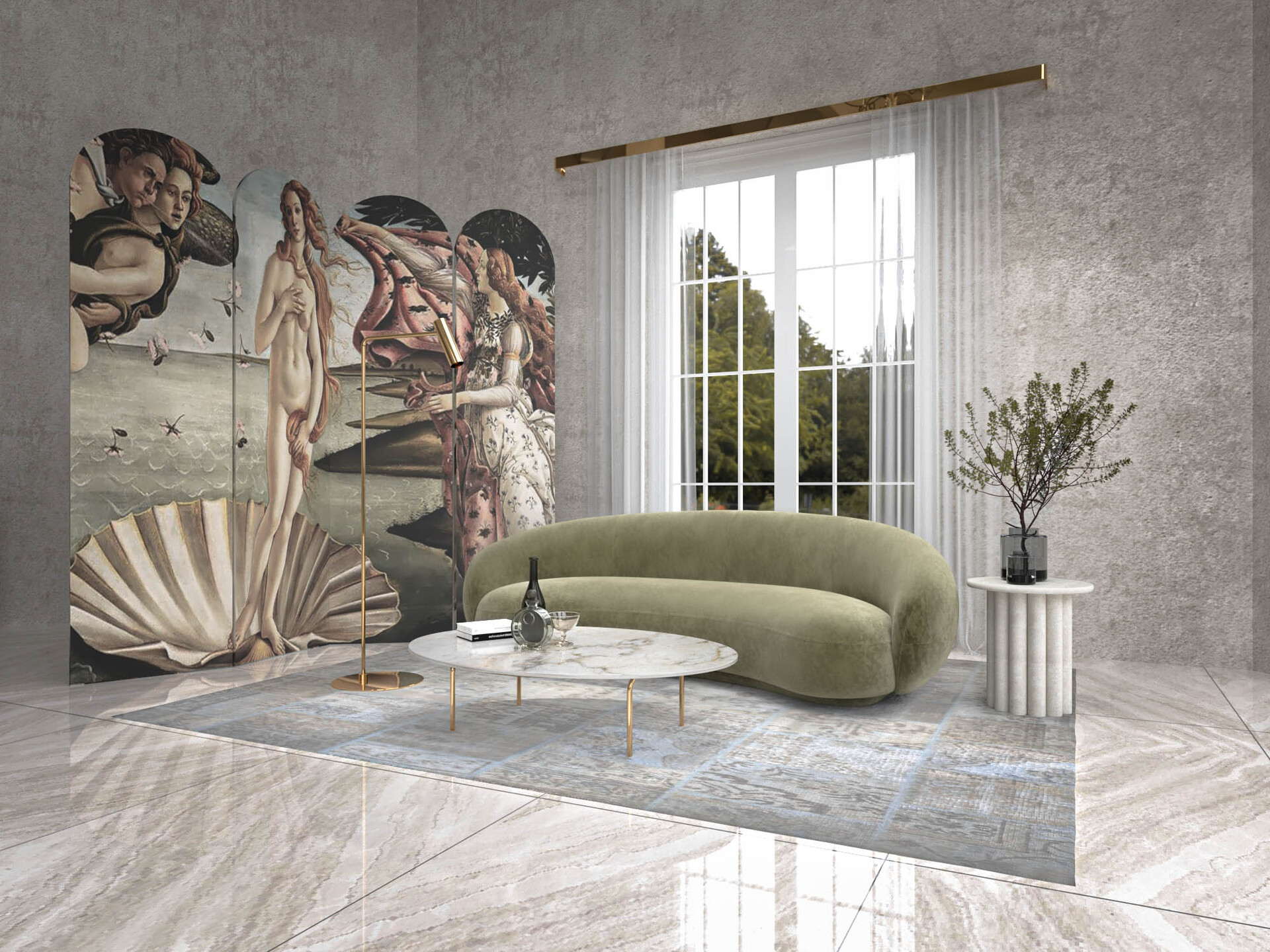 ArtStation The birth of Venus