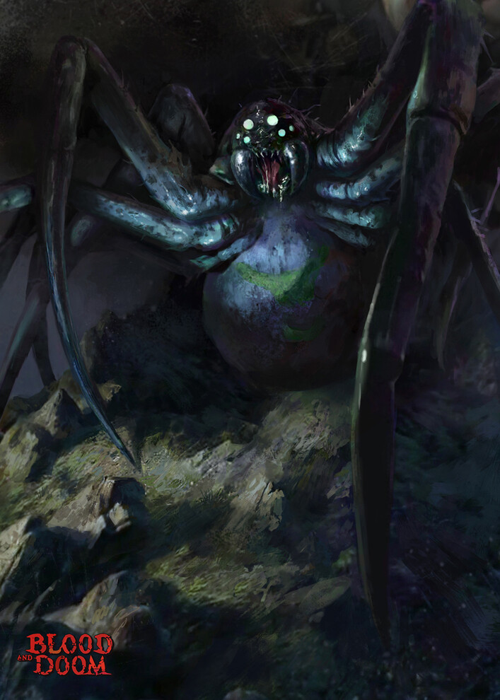 ArtStation Giant spider