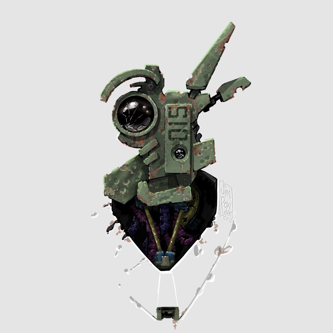 Robot Head 015