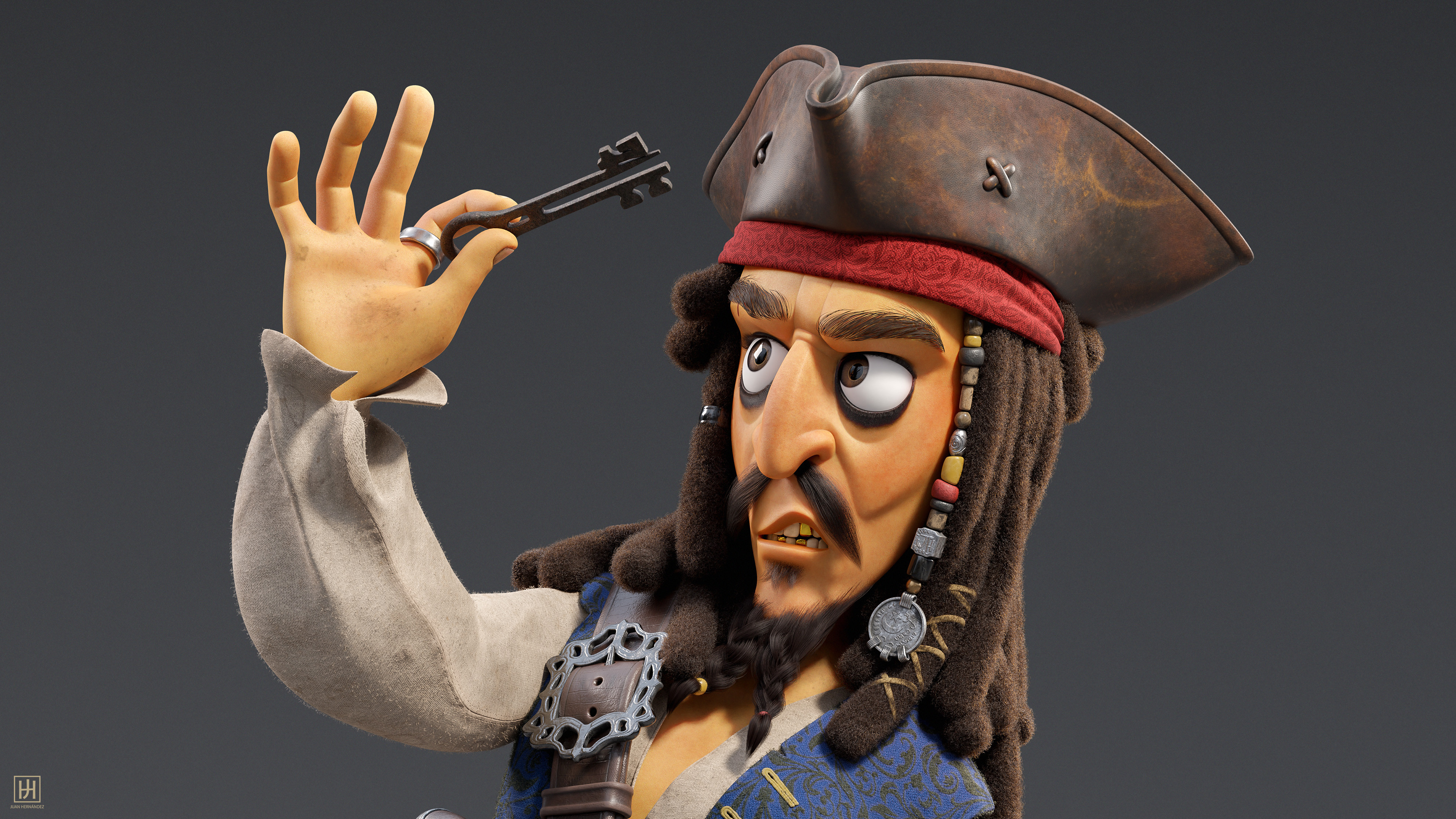 ArtStation - Jack Sparrow - Stylized Adaptation