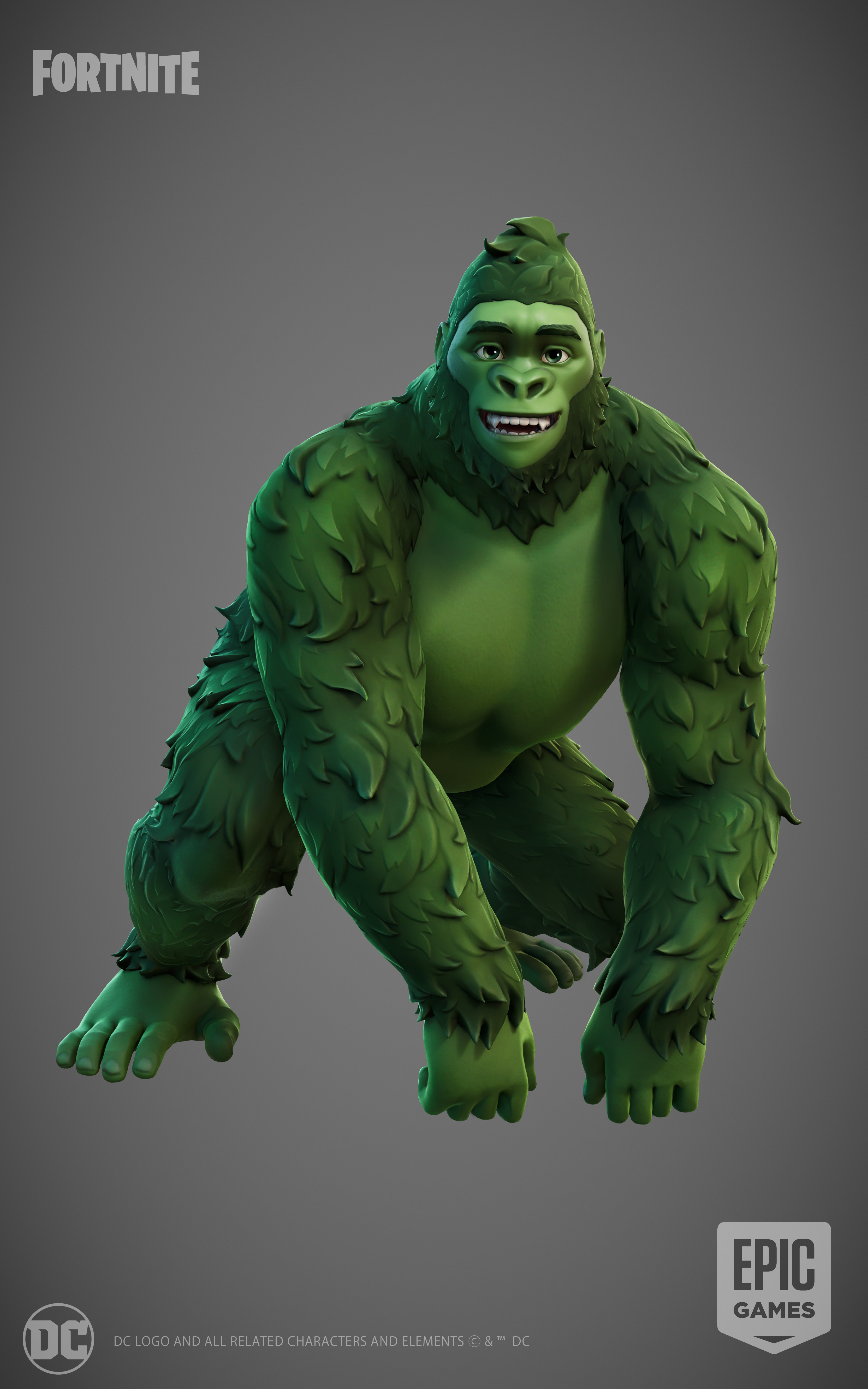ArtStation - FORTNITE | BEAST BOY - GO APE, image size:3326x5320