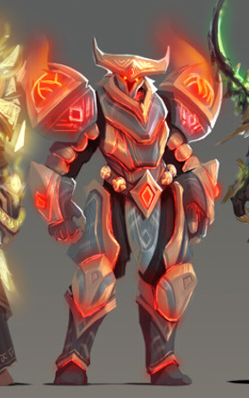 Warrior is not a class tied to any cosmic force but we know that warriors being angry are capable of doing wonders. This one was so angry that the metal started melting a bit.