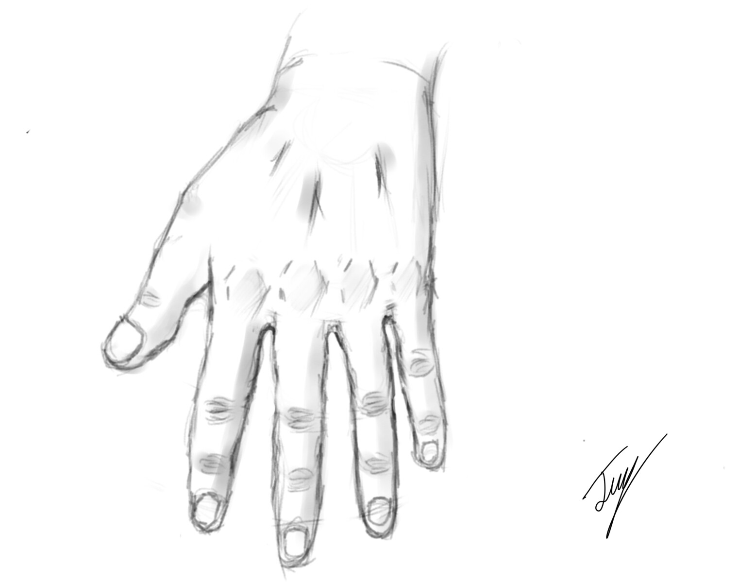 ArtStation - Hand study