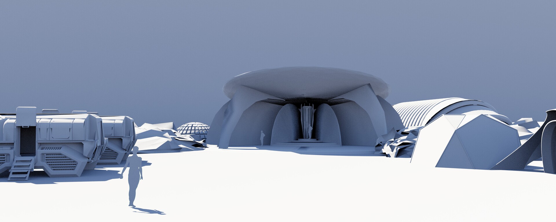 Hendrik Gericke - Raised By Wolves S2 Outpost Concept