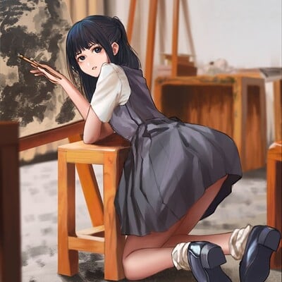 ArtStation - Anime Girl Fanart