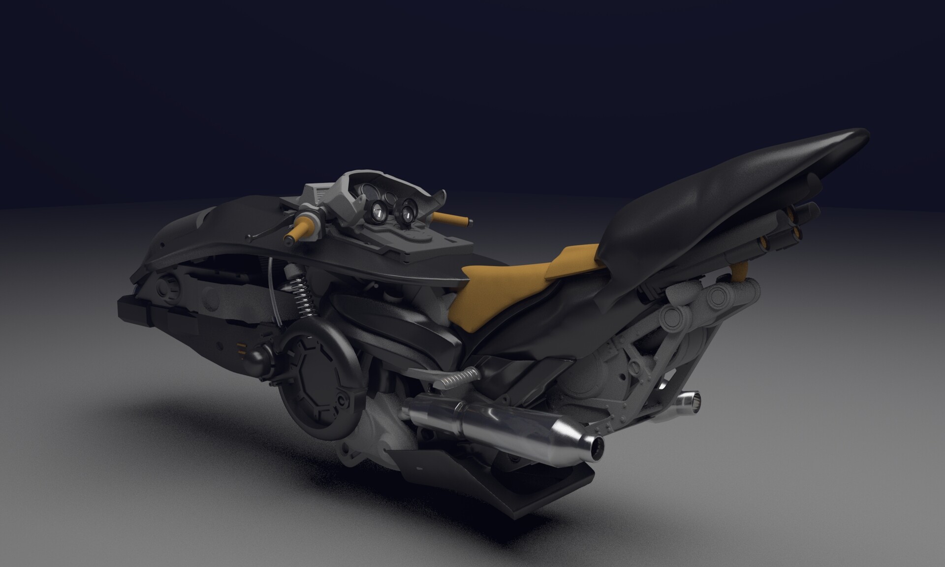 ArtStation - Science fiction motorcycle