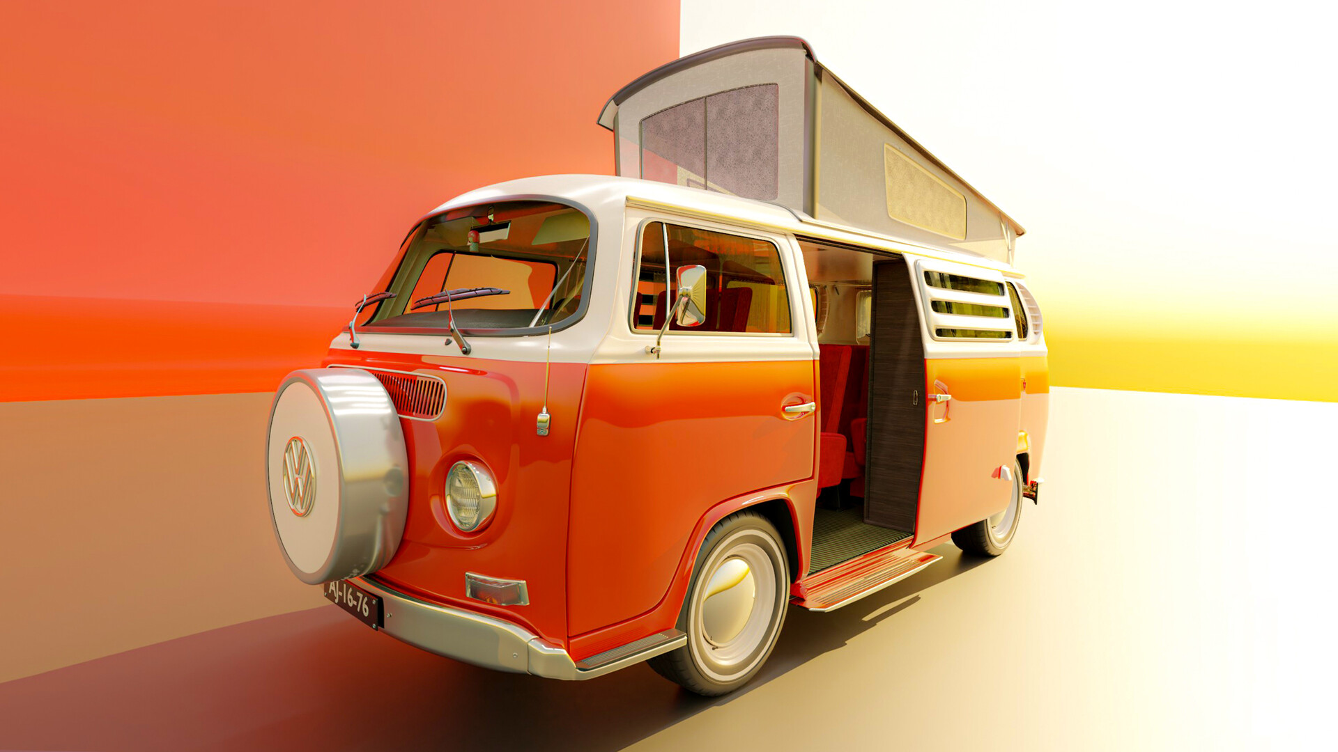 ArtStation VW Camper van