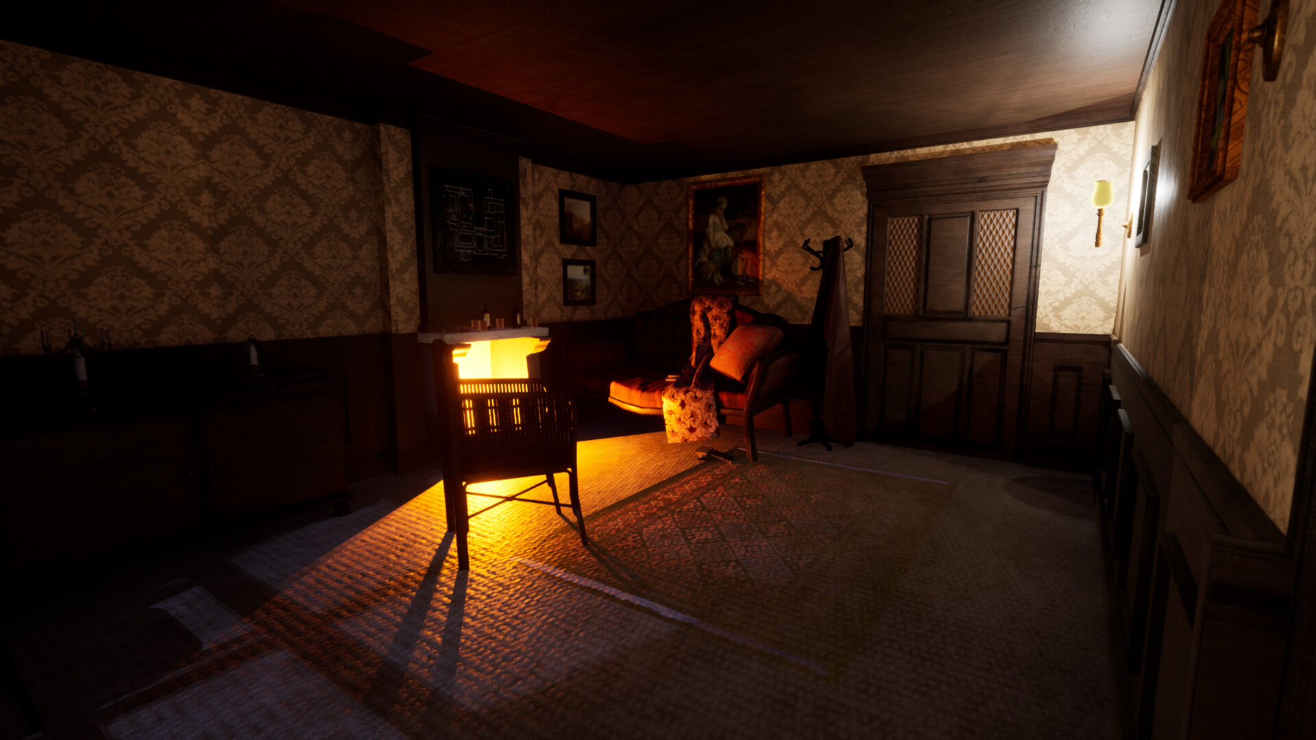 ArtStation Resident Evil; Room from Second Floor; Fan Made