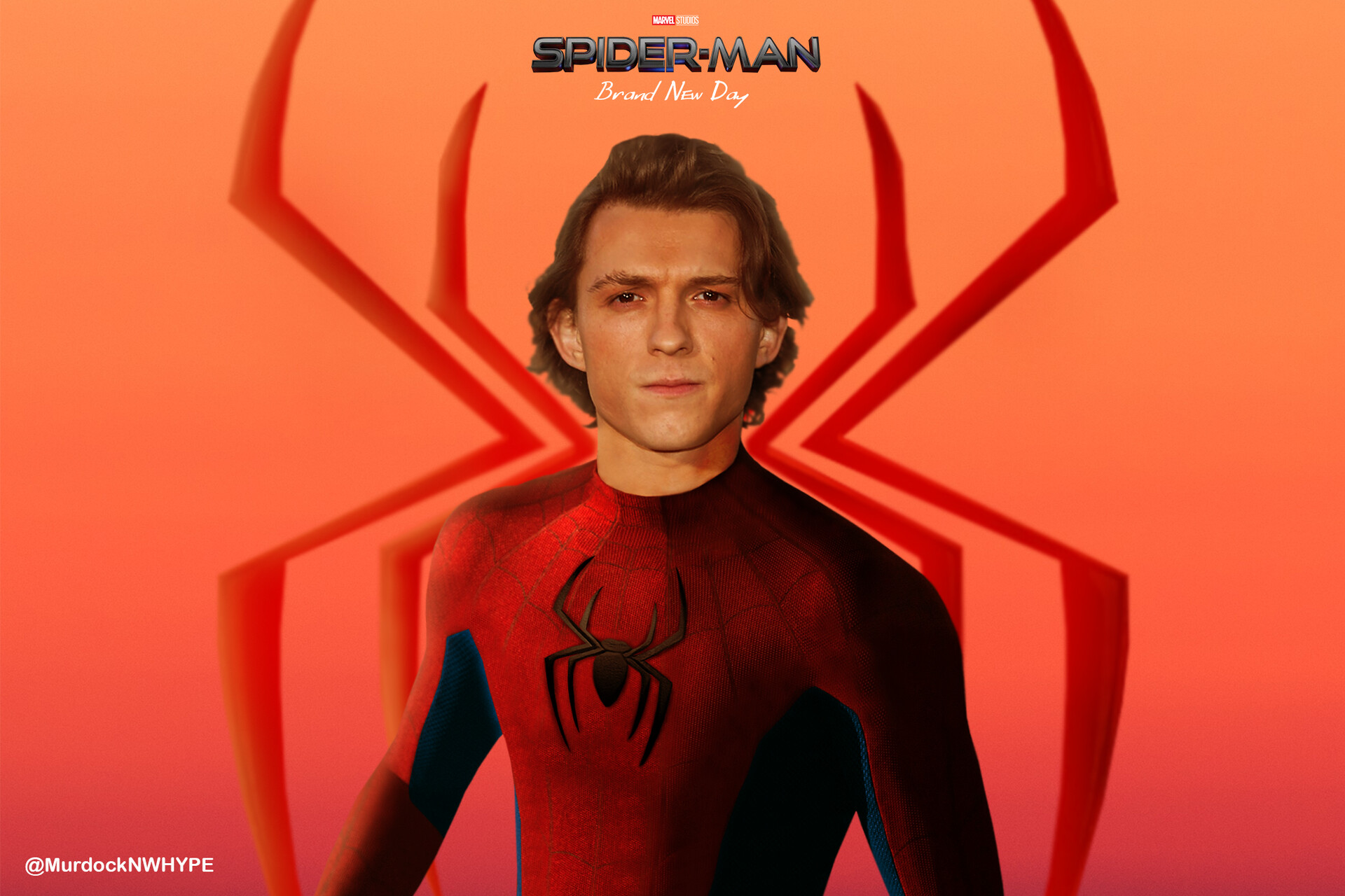 ArtStation - Spider-Man 4 (Tom Holland) - Fan Poster Classic Suit MCU